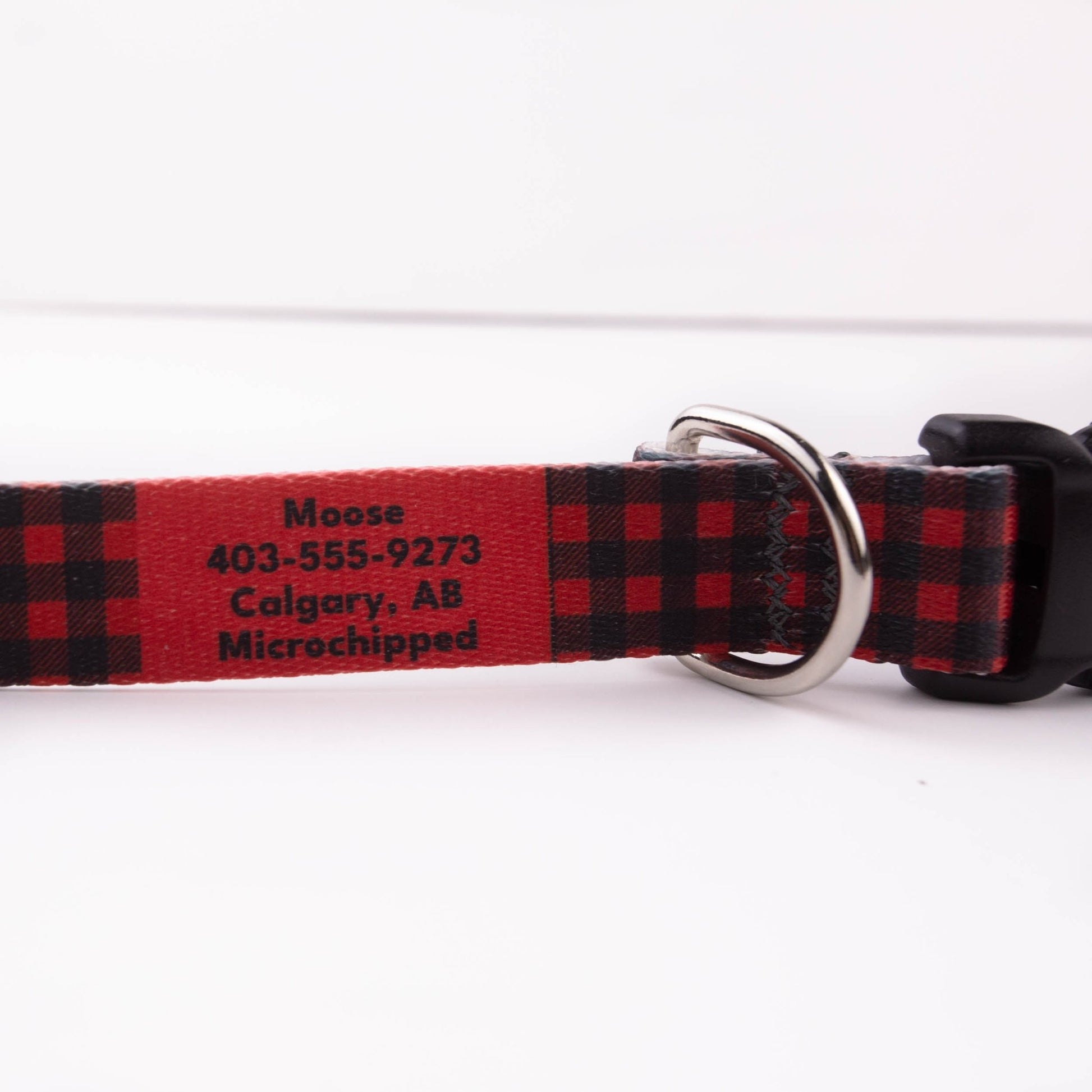 Buffalo Plaid Dog Collar - North Range Dogs