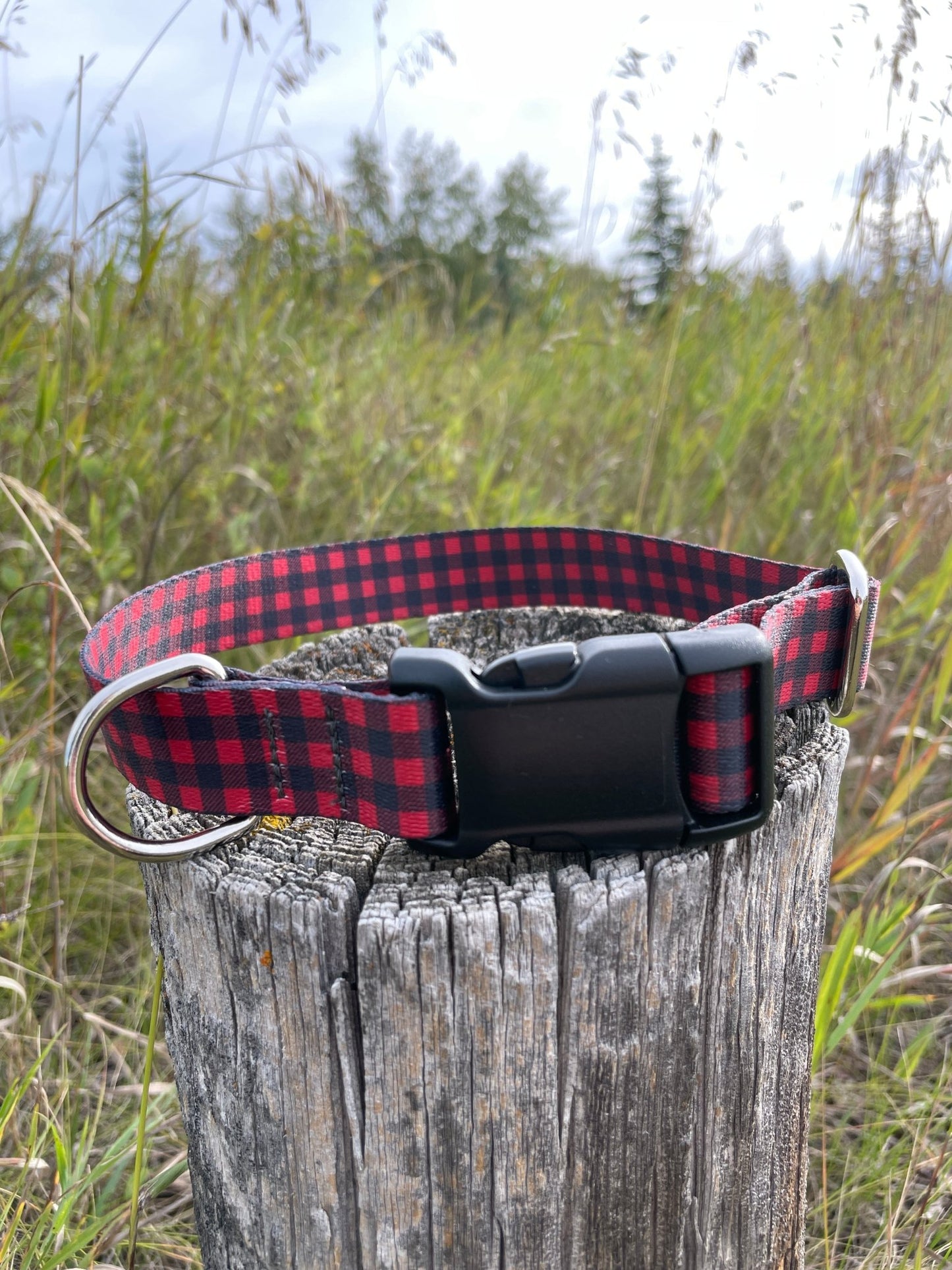 Buffalo Plaid Dog Collar - North Range Dogs