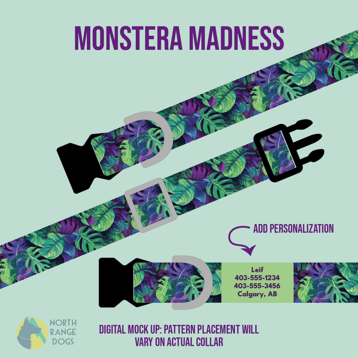 Monstera: Floral Collection - North Range Dogs