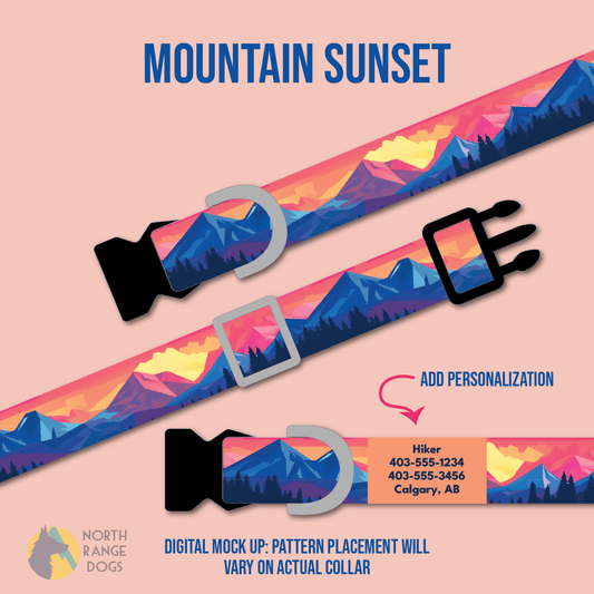 Mountain Sunset Collar - North Range Dogs