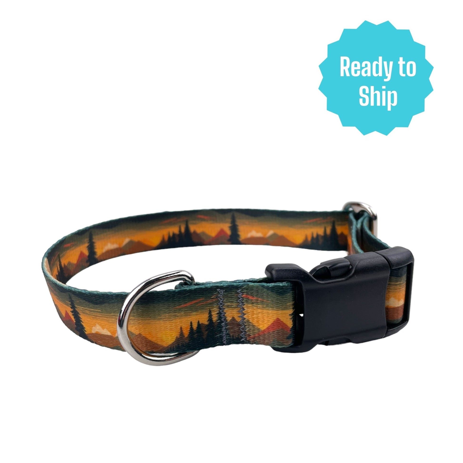 Terra Sunset Collar (Med) Ready to ship - North Range Dogs