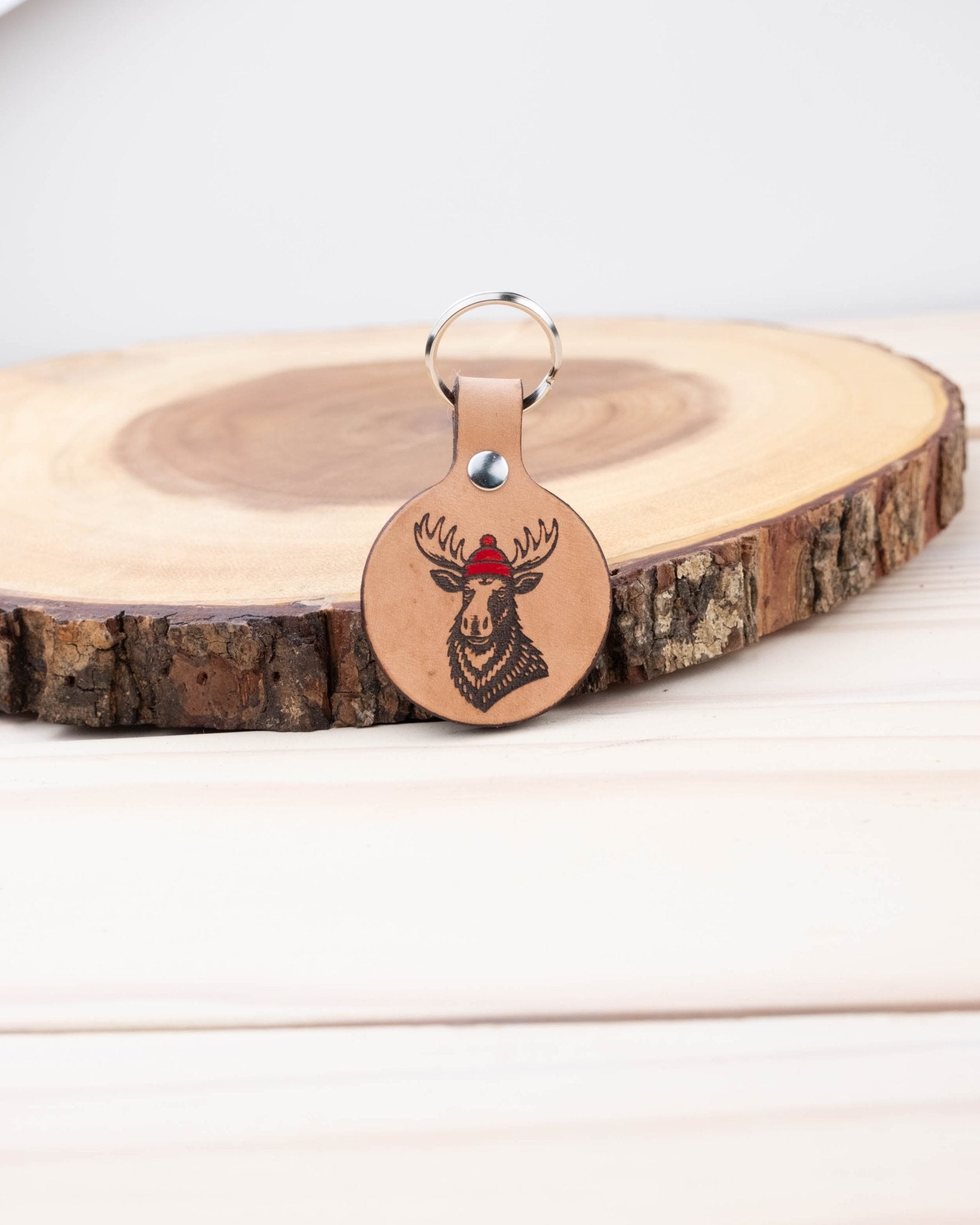 Moose Leather Dog ID Tag - North Range Dogs