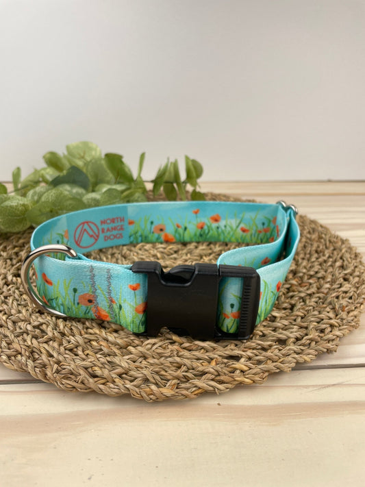 Poppy Fields Dog Collar: Dog Good - North Range Dogs