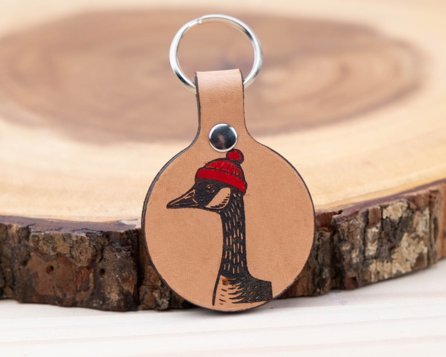 Canada Goose Leather Dog ID Tag - North Range Dogs