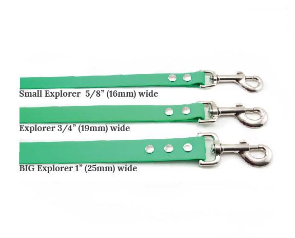 Explore Leash (3/4" wide) Various Lengths and Colours RTS - North Range Dogs
