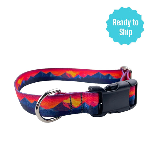 Mountain Sunset Collar (Med) Ready to ship - North Range Dogs
