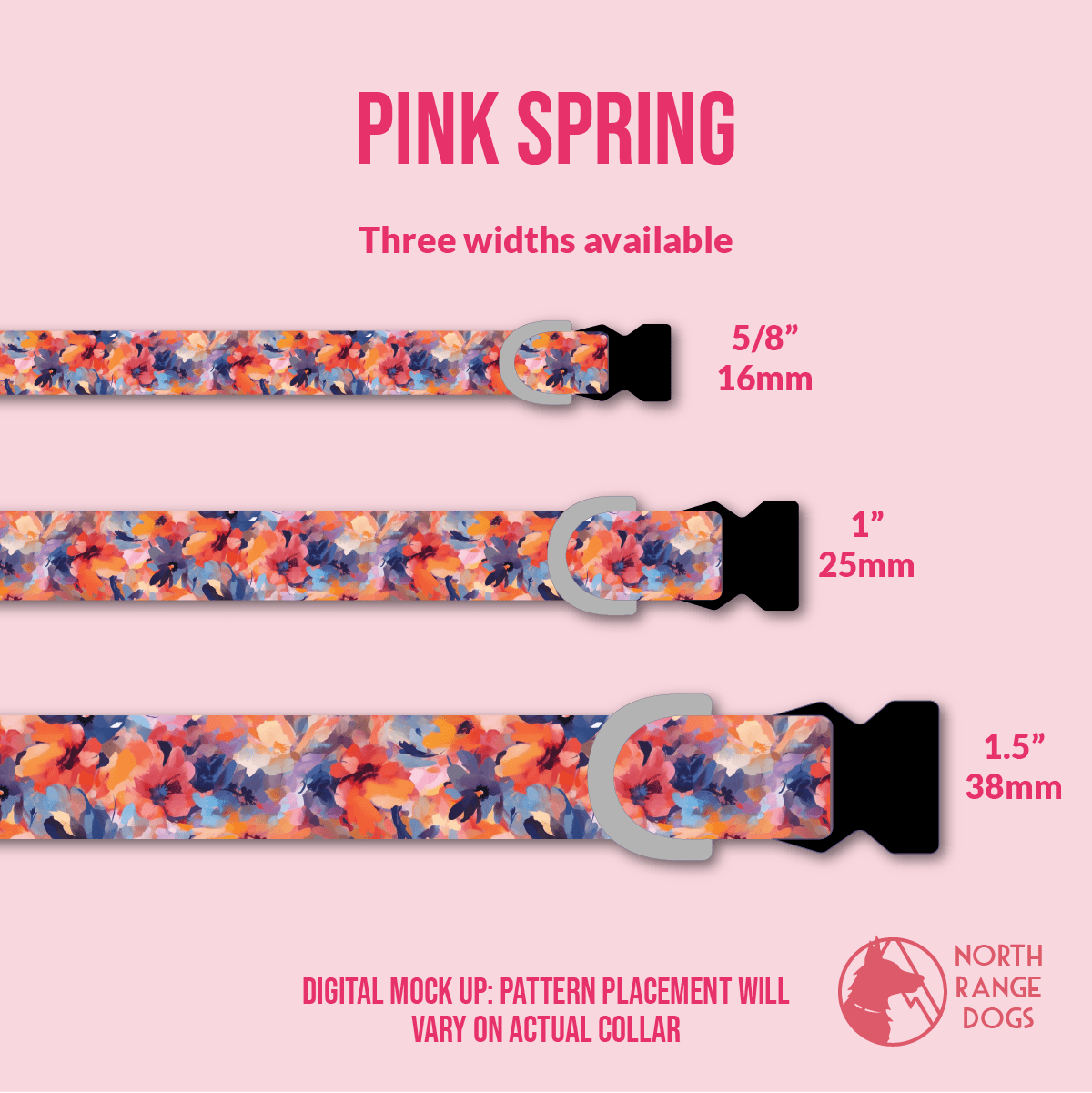 Pink Spring: Floral Collection - North Range Dogs