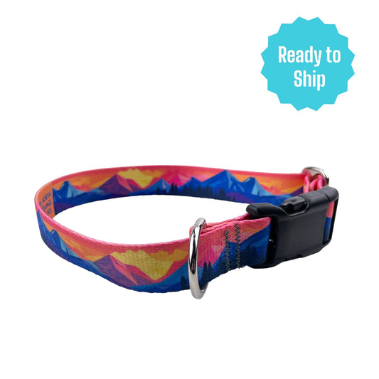 Mountain Sunset Collar (Med) Ready to ship - North Range Dogs